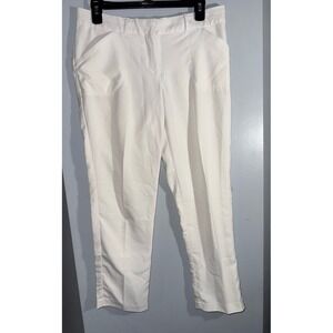 Peter Millar‎ wicking women's pants off white size 4 mid rise 26.5" inseam